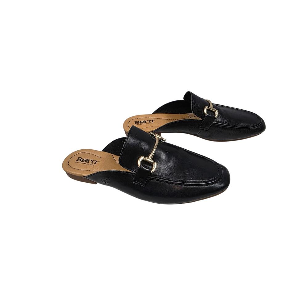 Born Lareina Slip On Leather Mule Size 8